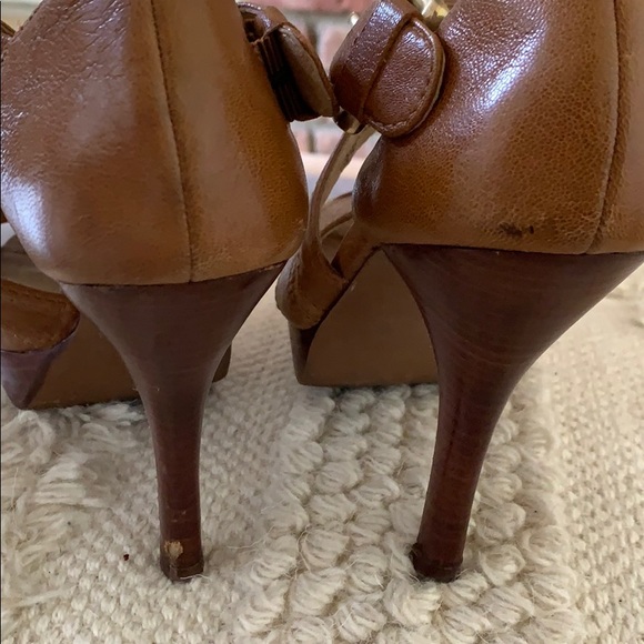 MICHAEL Michael Kors brown leather heels - Picture 4 of 5